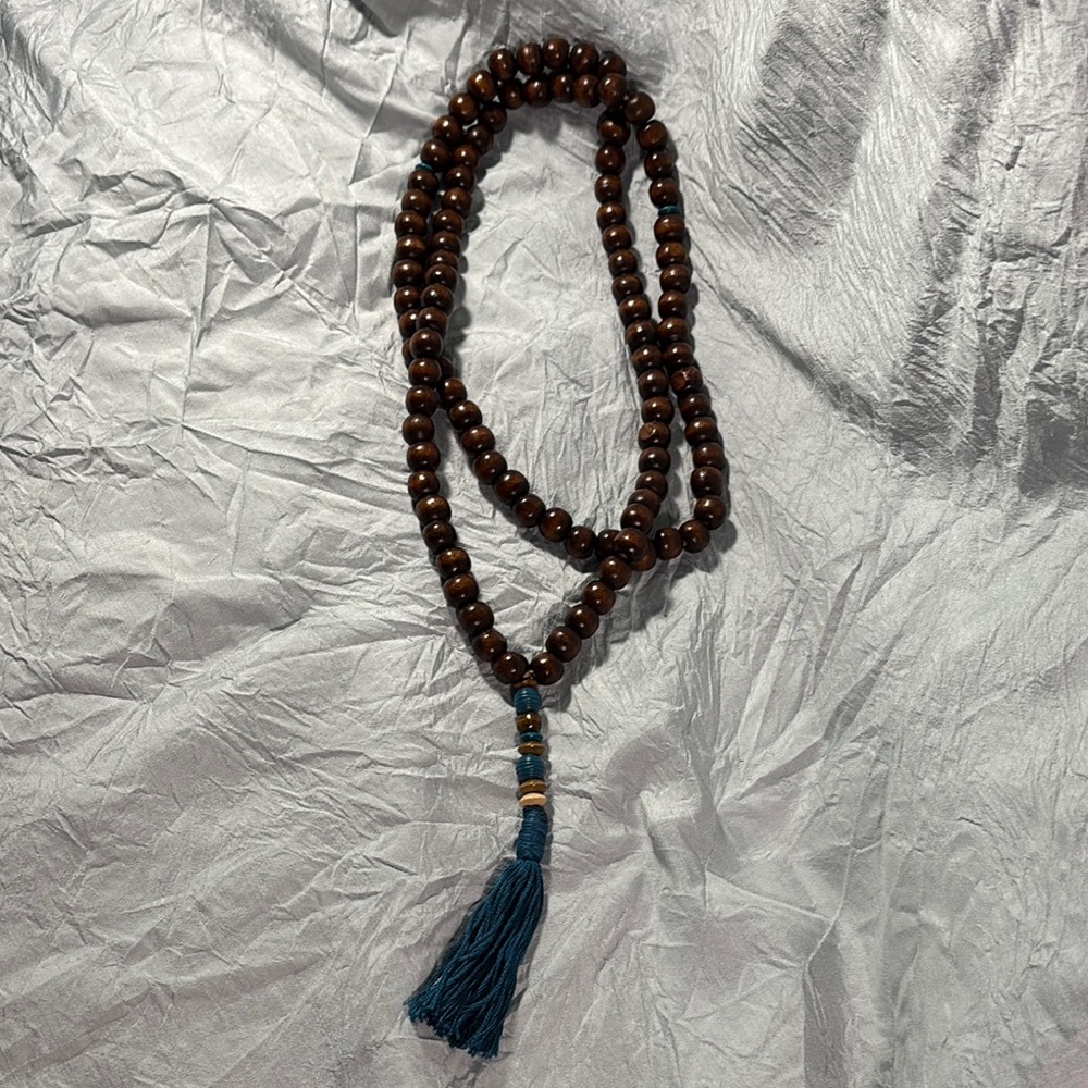 Rustic Wood Prayer Beads